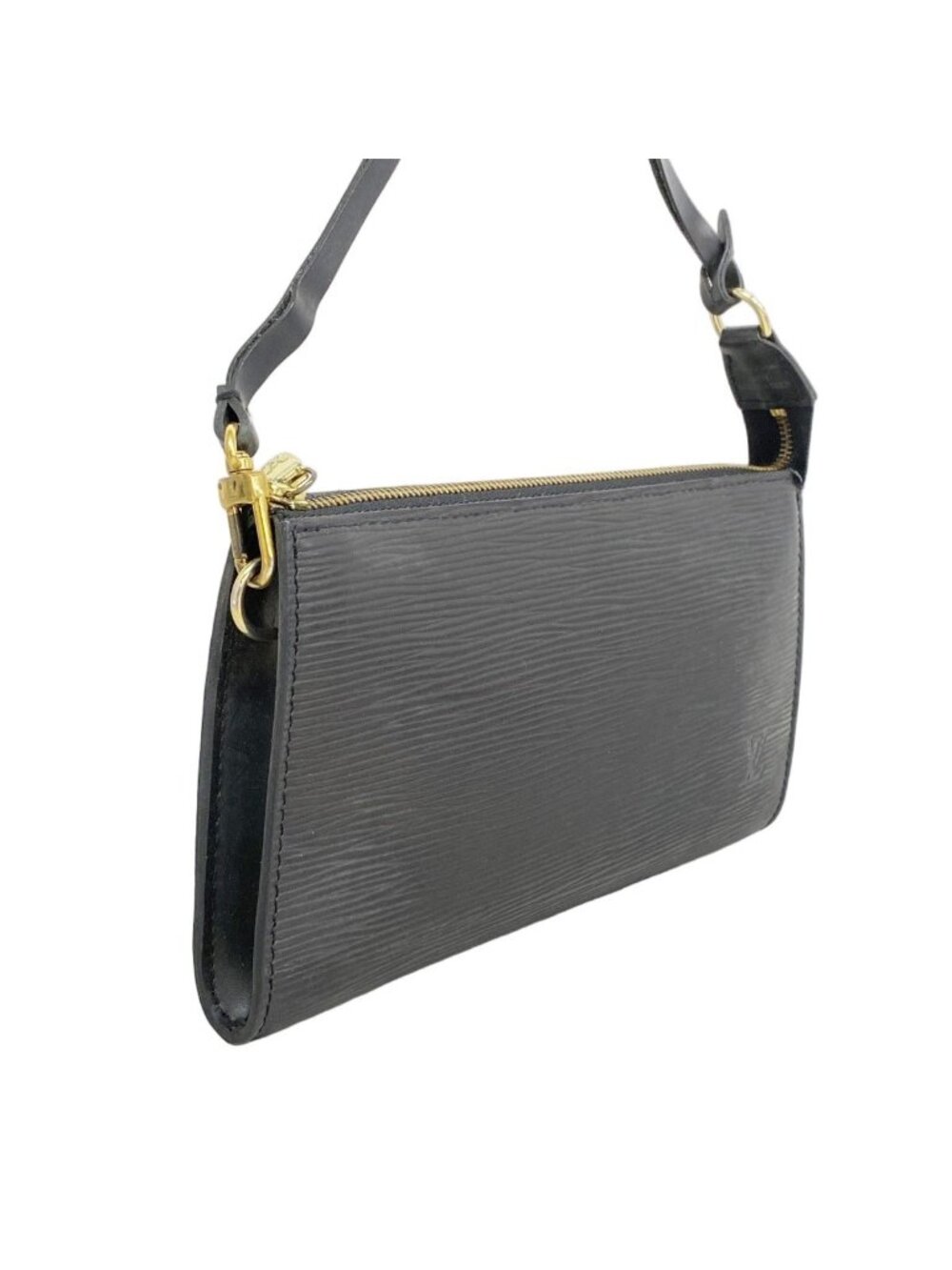 ★SOLD★ Louis Vuitton Pouch Epi Pochette Noir - Picture 2 of 10